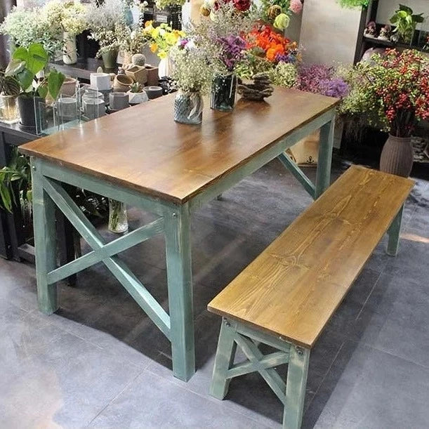 Rustic X Farmhouse Desk Vintage Table