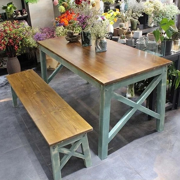 Rustic X Farmhouse Desk Vintage Table