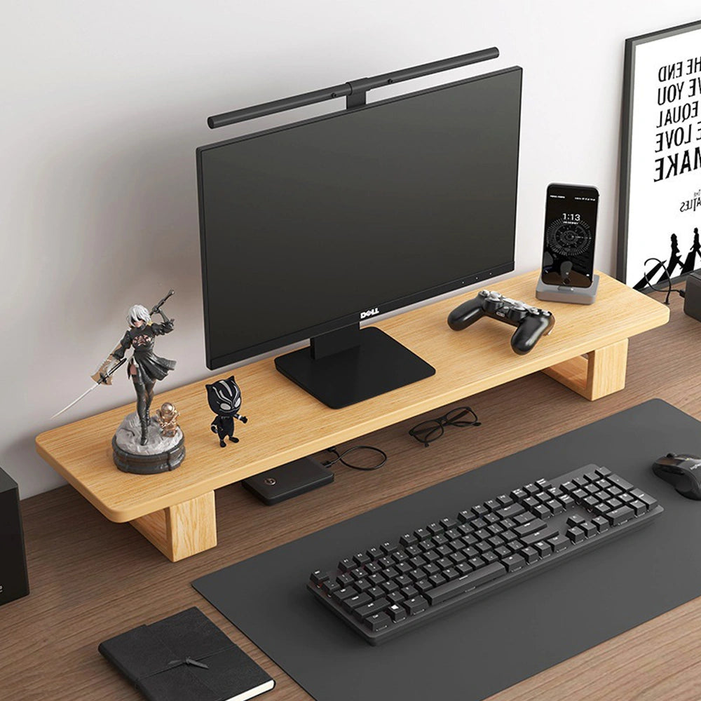 Wooden Monitor Stand Riser Organizer for Desk