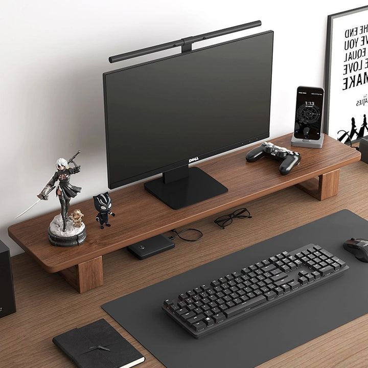 Wooden Monitor Stand Riser Organizer for Desk