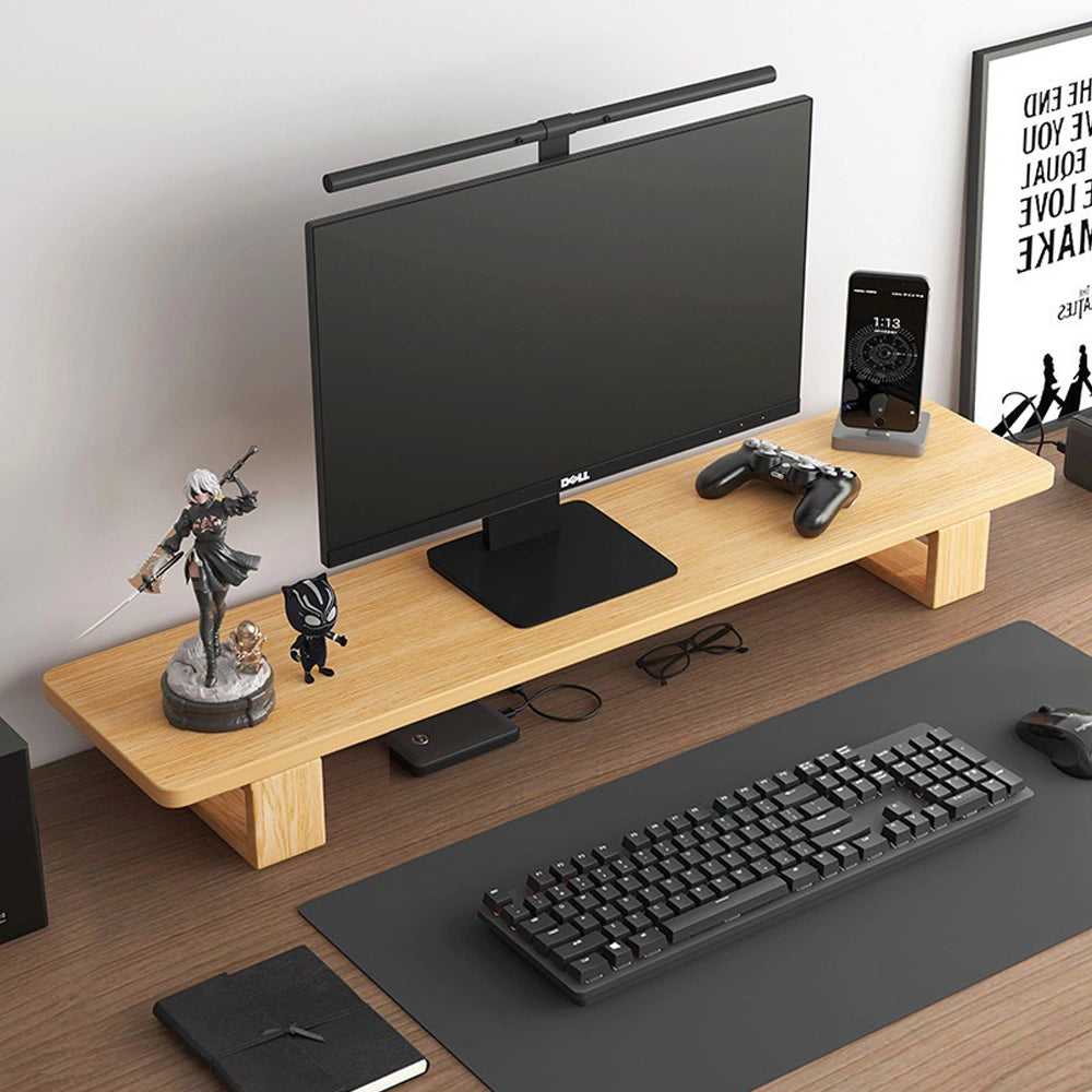 Wooden Monitor Stand Riser Organizer for Desk