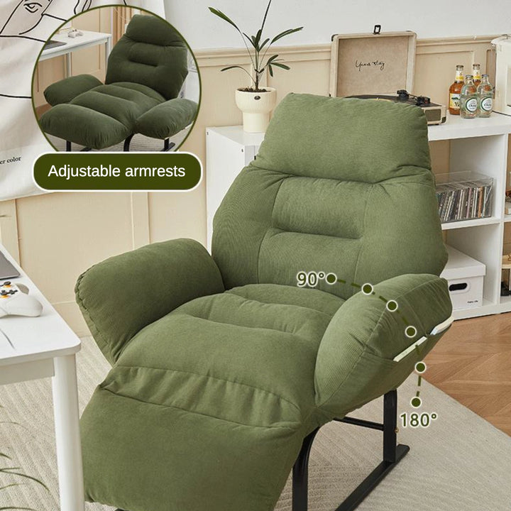 green-corduroy-adjustable-recliner-chair-cushioned-armchair-12