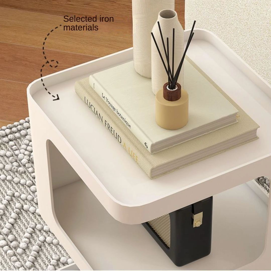 Modern Accent Table Metal Simple Nightstand