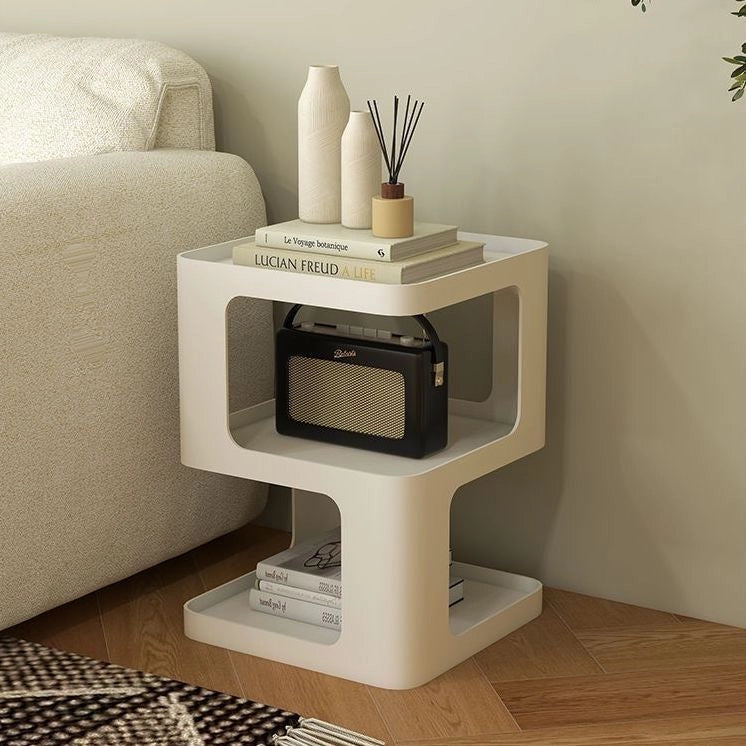 Modern Accent Table Metal Simple Nightstand