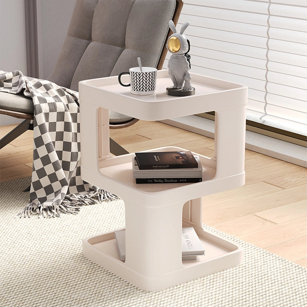 Modern Accent Table Metal Simple Nightstand