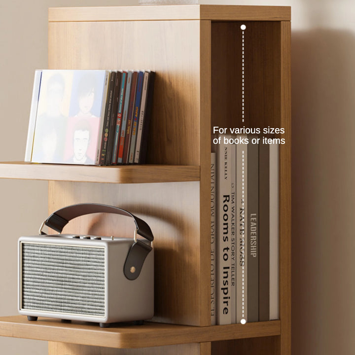 Modern Vertical Invisible Bookshelf Closed Back Bookcase