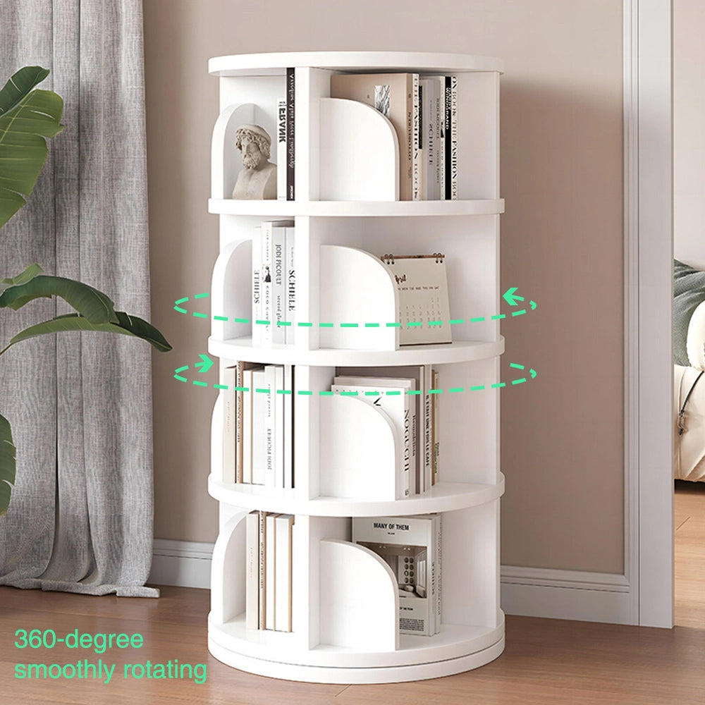 Rotating Bookshelf 360 Degree Revolving Bookcase