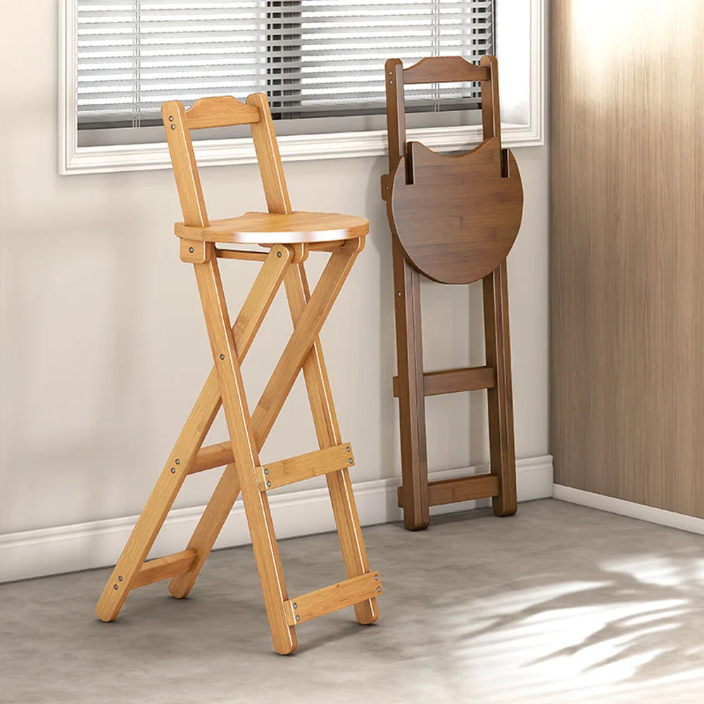 Solid Foldable Bar and Counter Stool