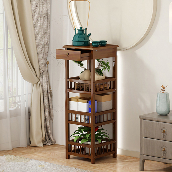 Vintage Shelves Solid Wood Display Racks