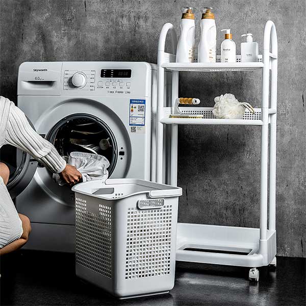 Simple Removable Multi-tiered Bathroom Storage Basket