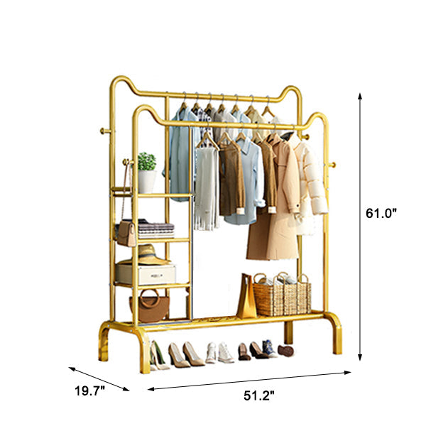 Double Rod Closet Hanger Racks Organizers