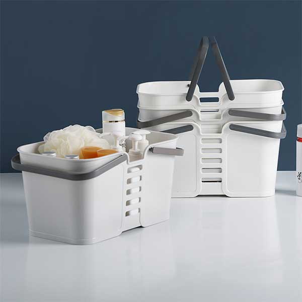 Plastic Laundry Basket Organizer for Bathroom