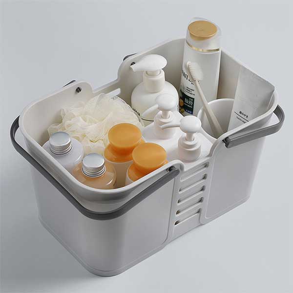 Plastic Laundry Basket Organizer for Bathroom