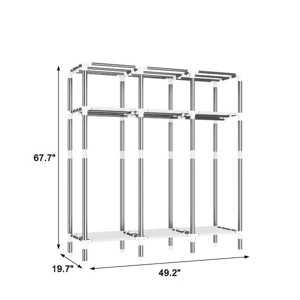 Wardrobe Clothes Organizer with Doors