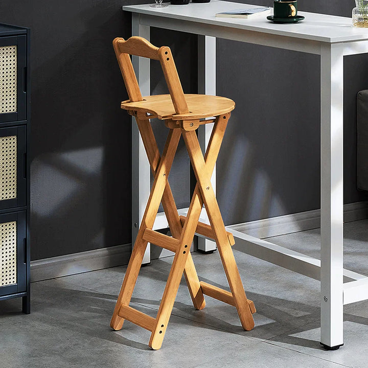 Solid Foldable Bar and Counter Stool