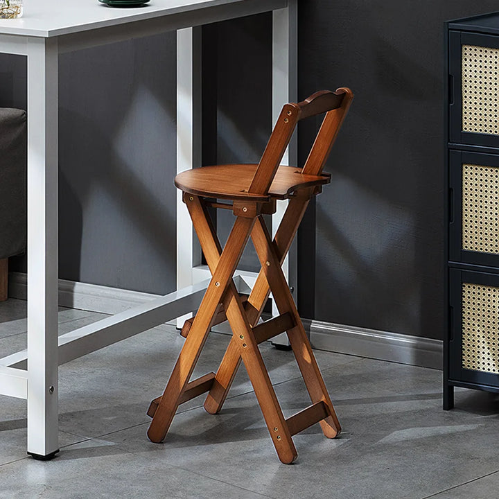 Solid Foldable Bar and Counter Stool